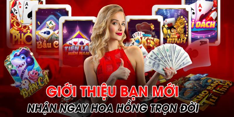 Các tỷ lệ trả thưởng khi giới thiệu bạn bè tham sảnh game MAY88