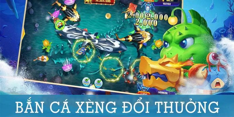 Xả đạn vào khu vực cá xuất hiện là chiến thuật hiệu quả mà anh em có thể áp dụng khi trải nghiệm bắn cá xèng